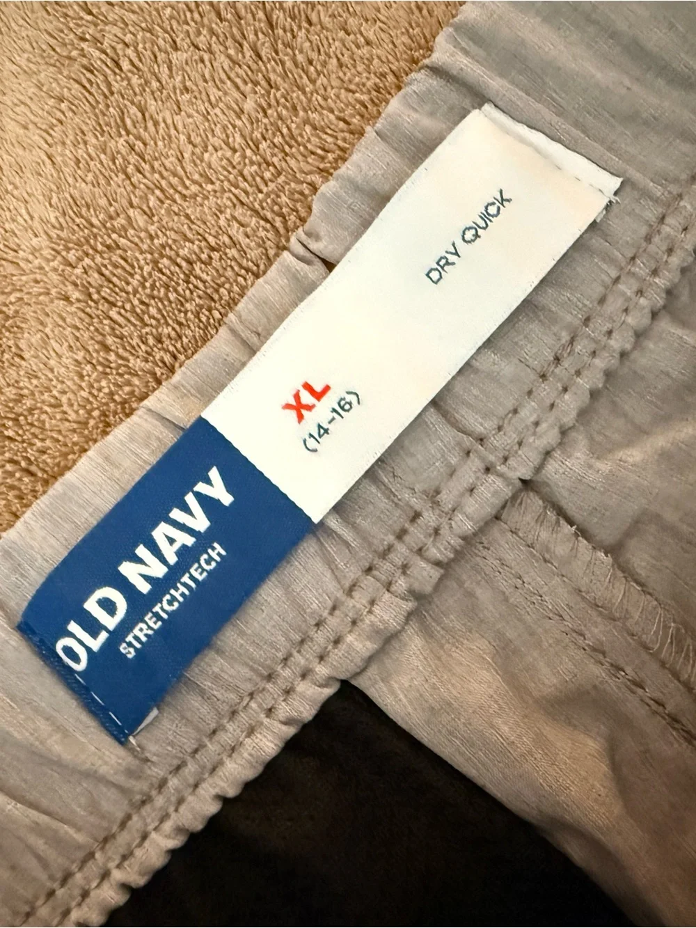 Old Navy Youth Drawstring dri-fit  Shorts in Light Blue and Light Gray